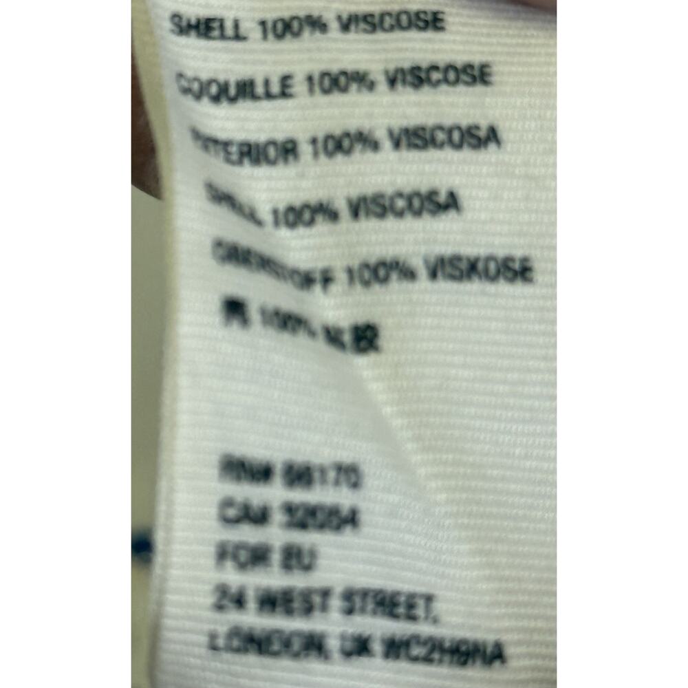 Free People Shibori Tunic Dress Women’s Sz S Long Sleeve Button Front Raw Hem - Picture 9 of 12